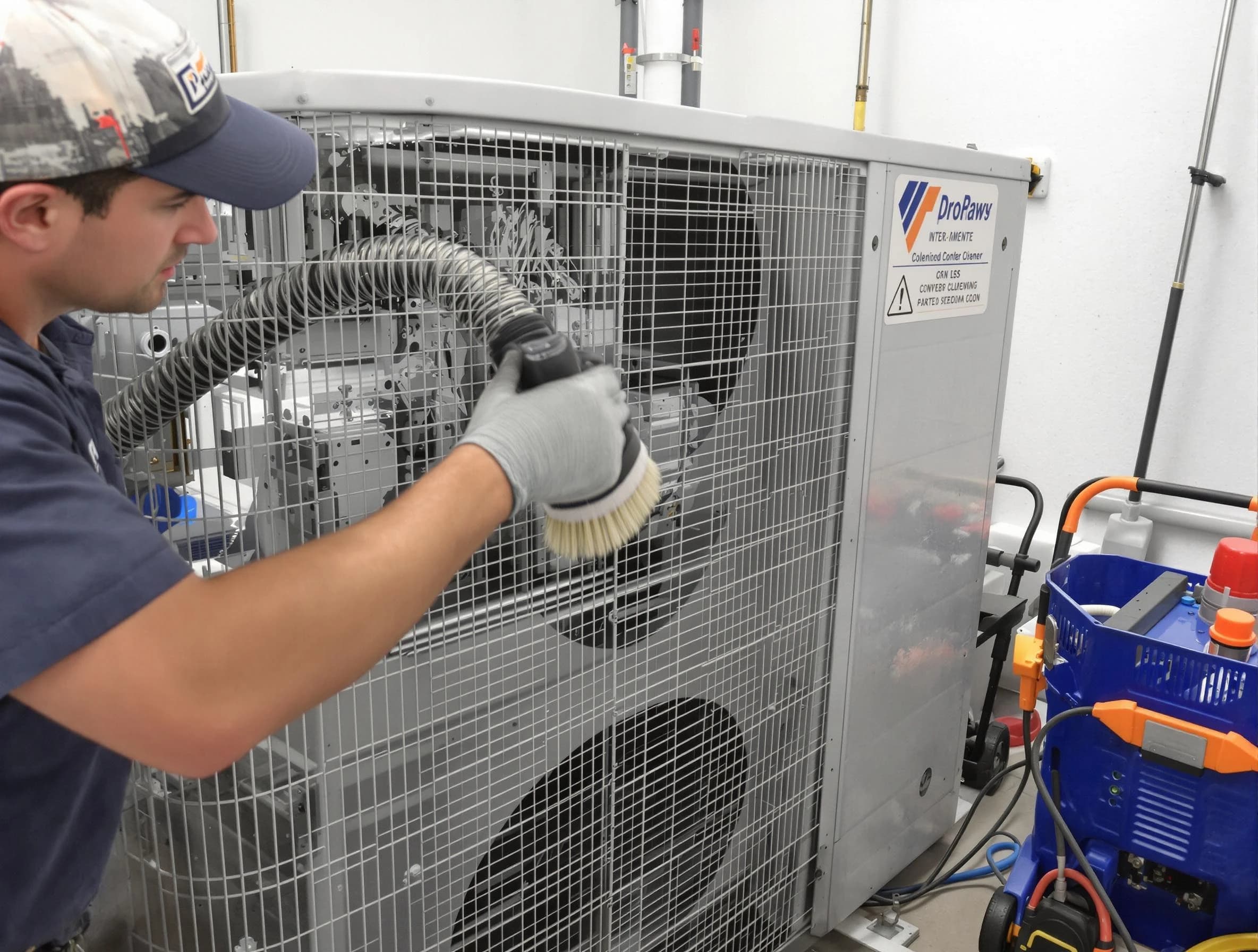 Fruit Heights Air Duct Cleaning specialist performing precision AC coil cleaning for improved system performance in Fruit Heights