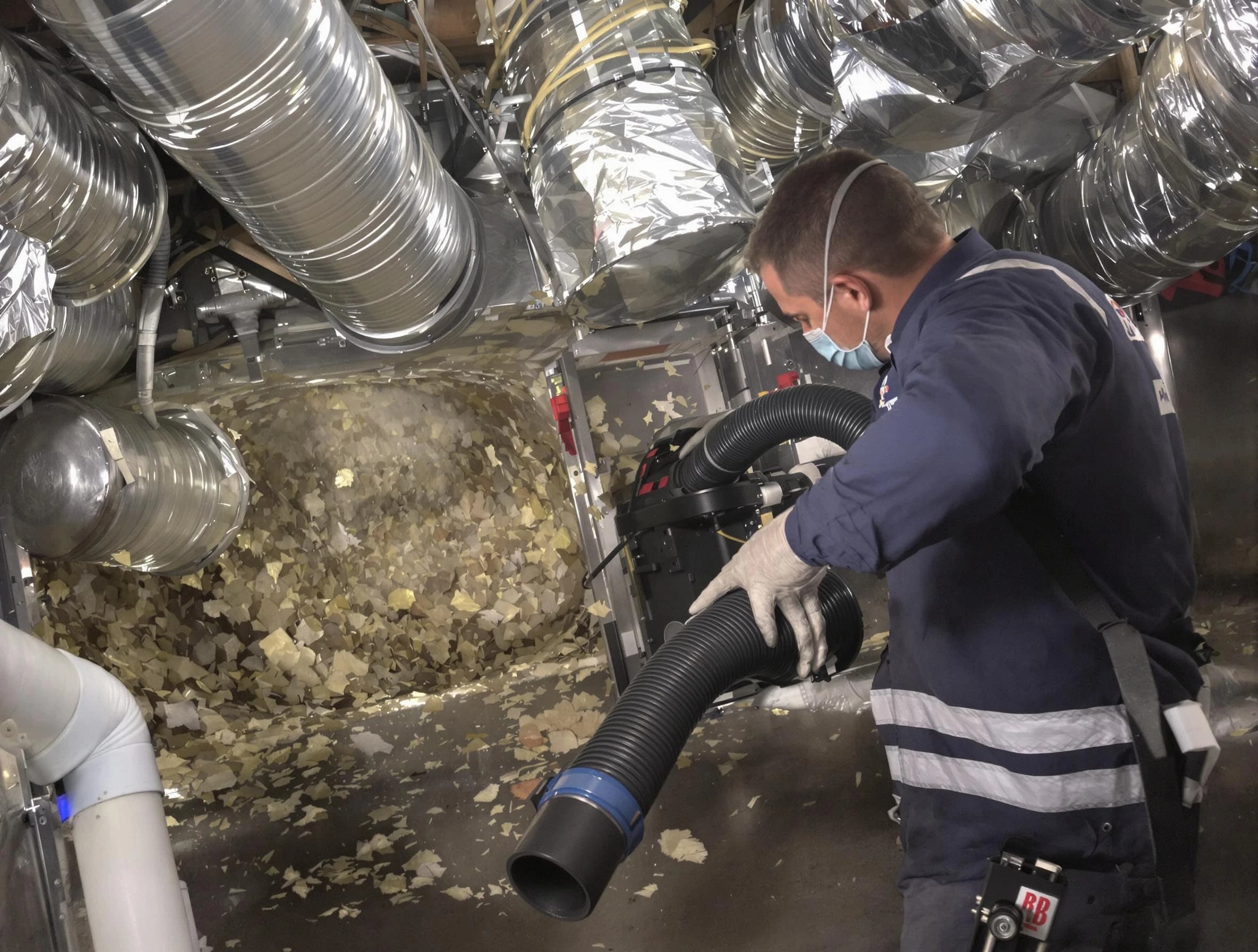 Fruit Heights Air Duct Cleaning specialist operating negative pressure cleaning equipment for thorough duct maintenance in Fruit Heights